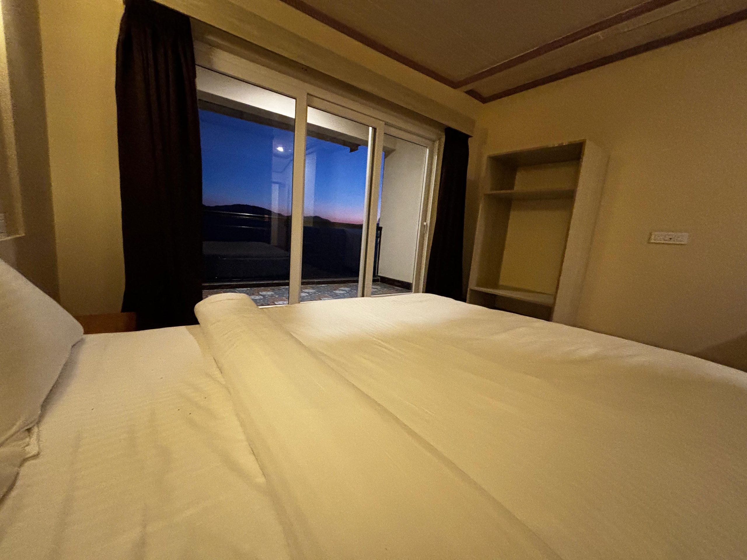 Evening view from the room